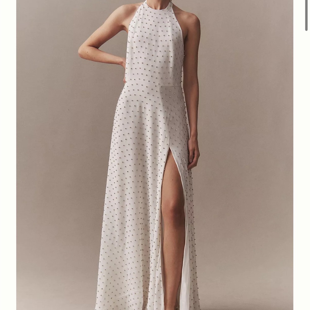 Azeeza Rose Embellished Silk Gown from Anthropologie